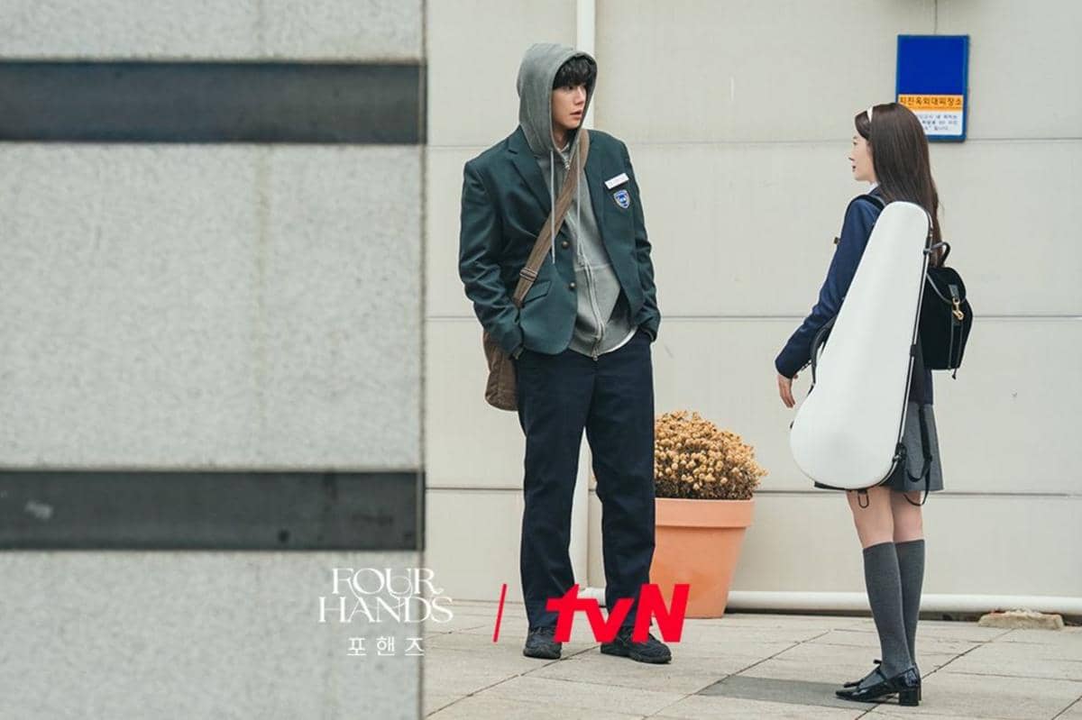 Still cut drama Four Hands Two Sonatas