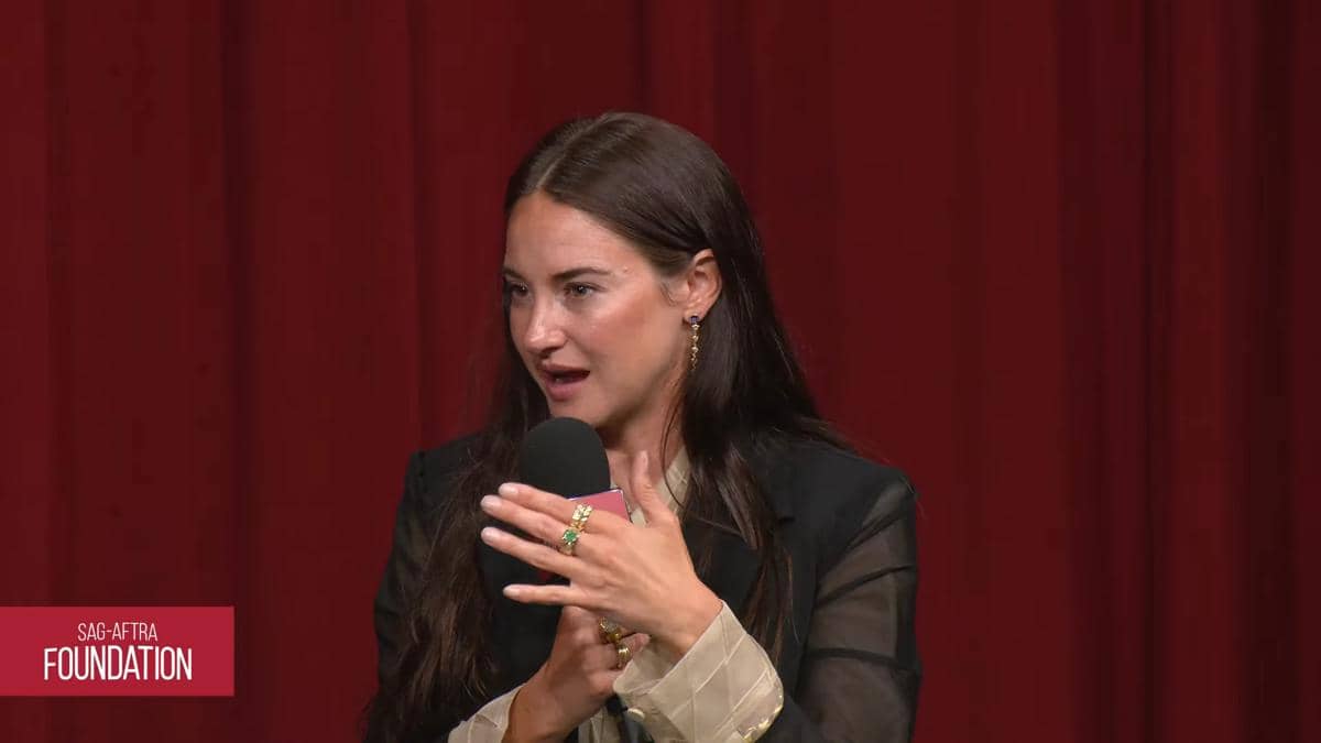 Shailene Woodley saat diwawancarai dalam acara SAG-AFTRA Foundation (youtube.com/SAG-AFTRA Foundation)