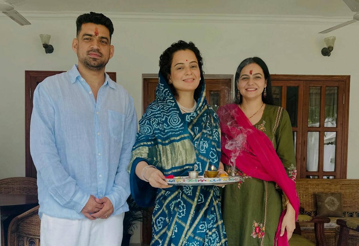 Rayakan Raksha Bandhan, Kangana Ranaut Ingin Adiknya Sehat dan Makmur