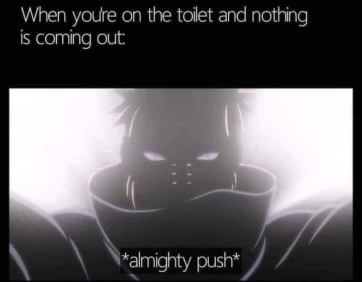 meme Naruto tentang toilet
