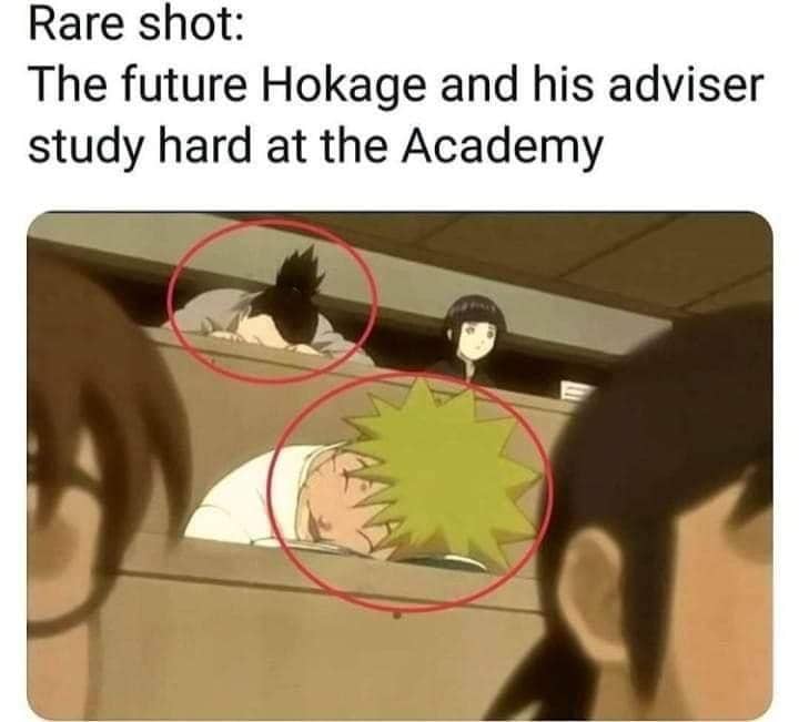 meme Naruto tentang masa kecil