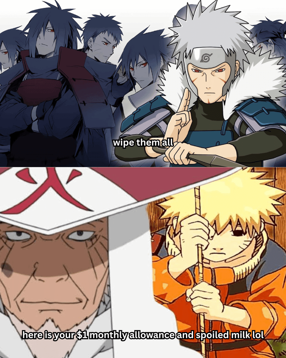 meme Naruto tentang trauma