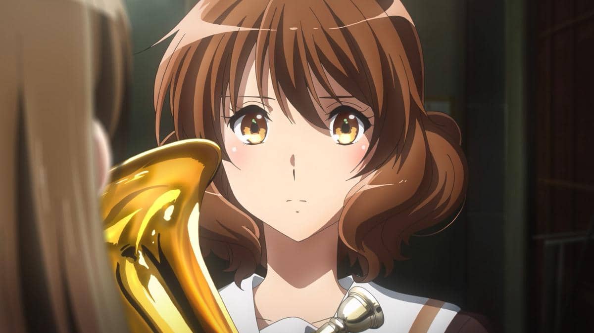 Potongan adegan anime Sound! Euphonium: The Final Movie Part 2 dari Kyoto Animation dalam materi promosi resmi.
