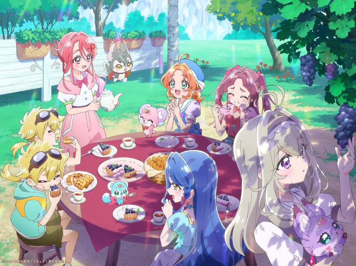 Cuplikan film Star Detective Precure! The Movie: The Mysterious Garden and a Secret Pair produksi Toei Animation.