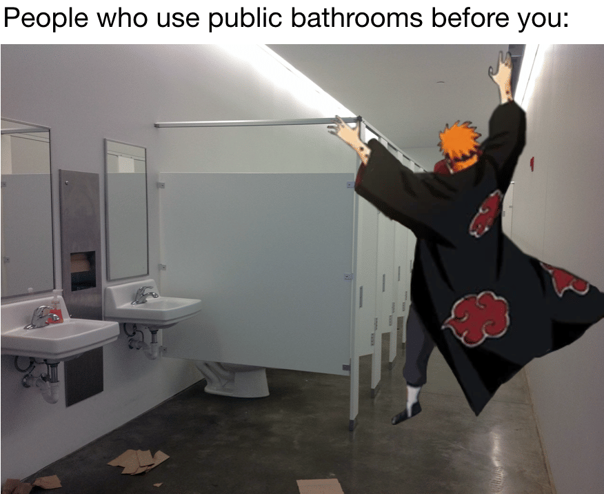 meme Naruto tentang toilet