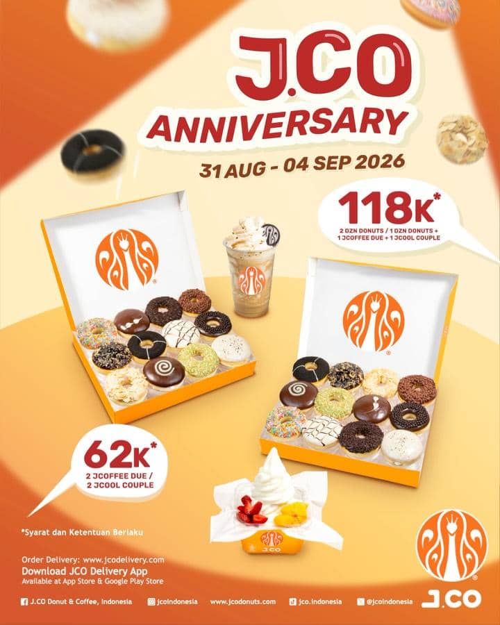 Promo JCo Donuts and Coffee September 2026