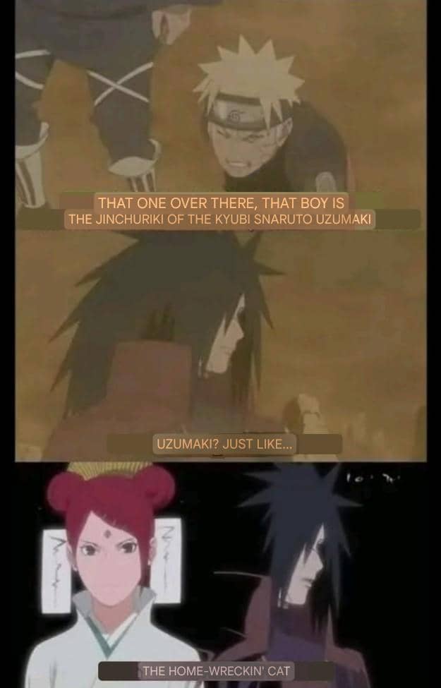 meme Naruto tentang trauma