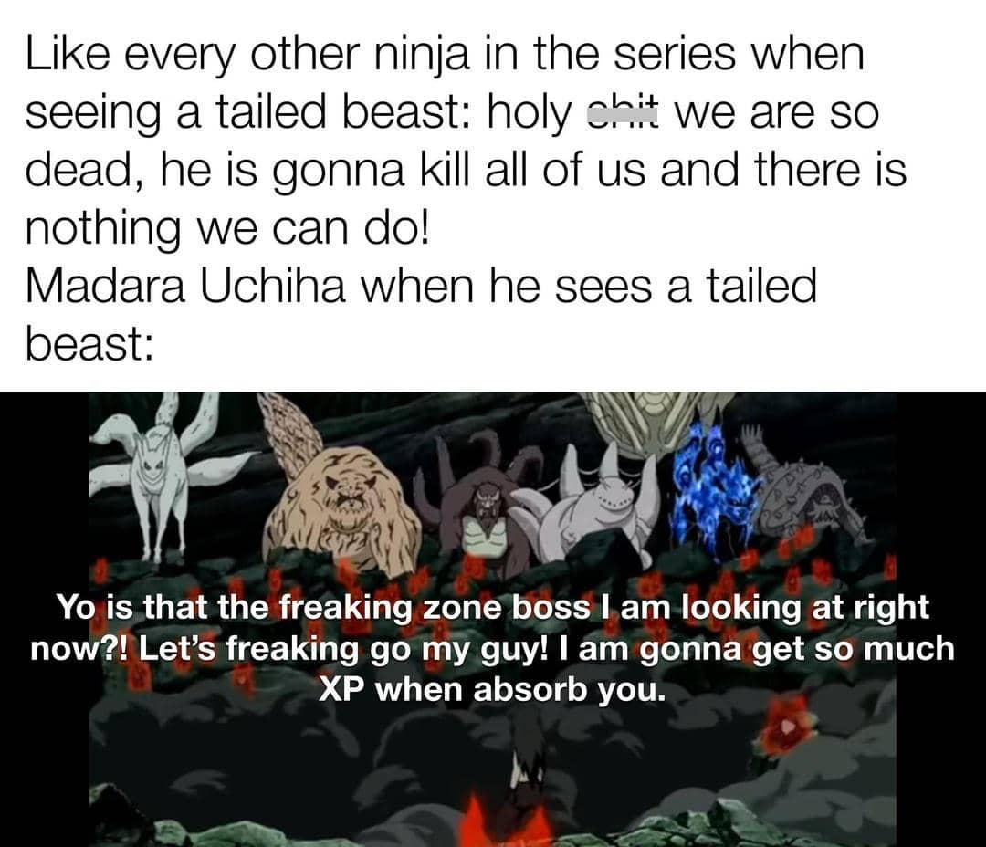 meme Naruto tentang bos
