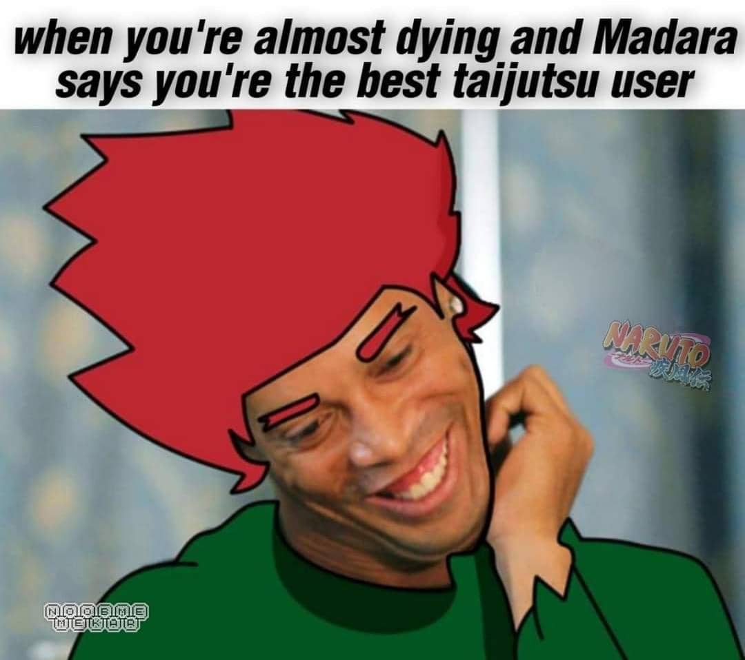 meme Naruto tentang tersenyum