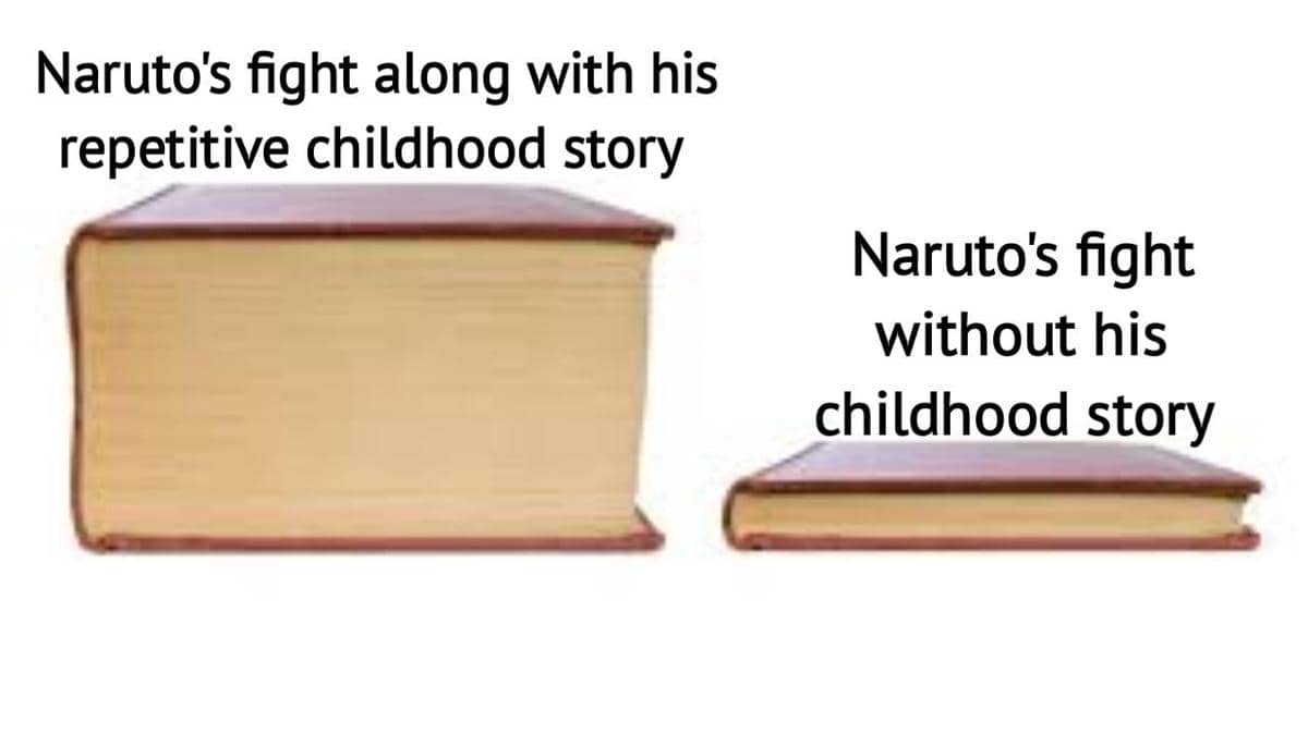 meme Naruto tentang masa kecil