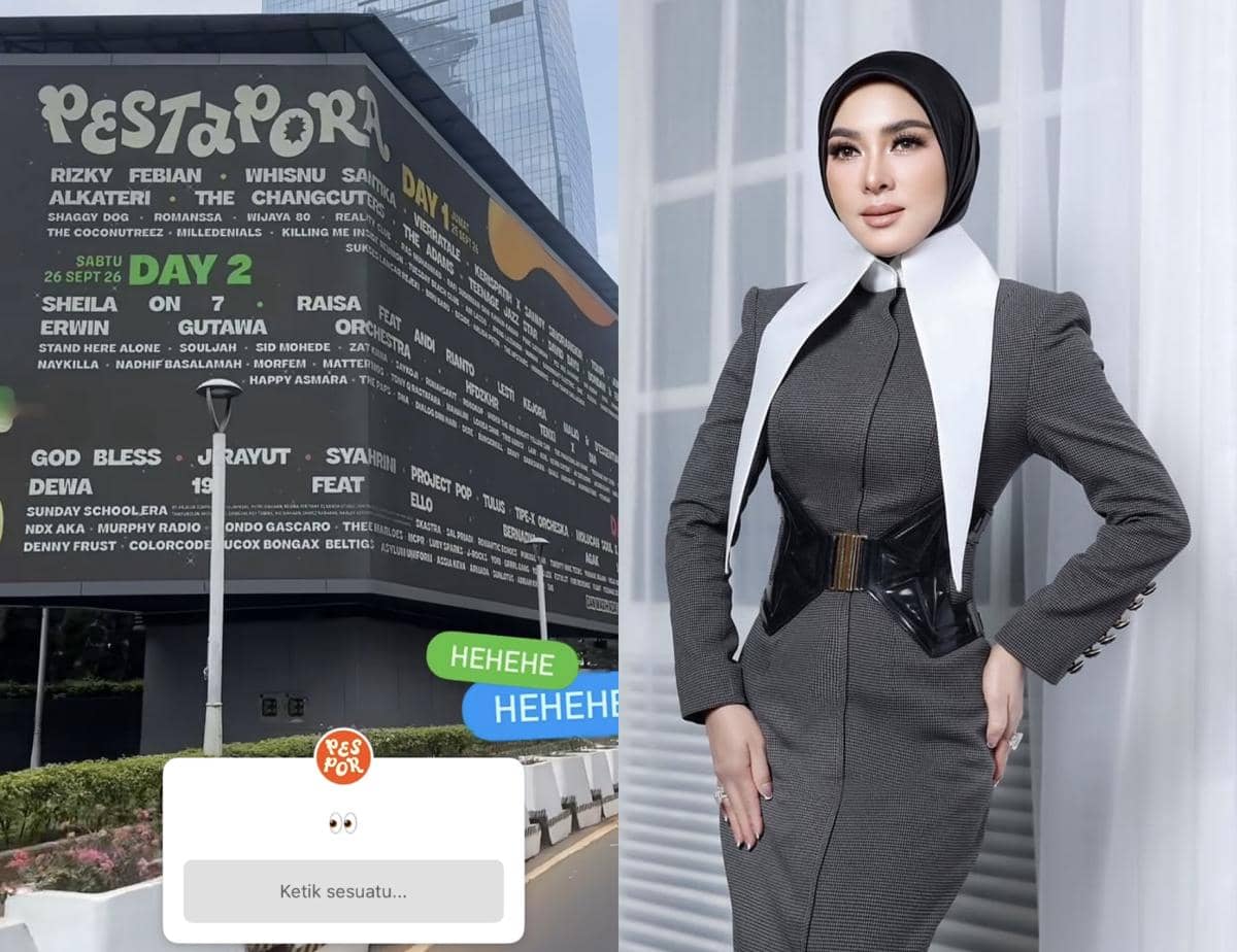 Syahrini Masuk Lineup Pestapora 2026, Bakal Manggung Hari ke Berapa?