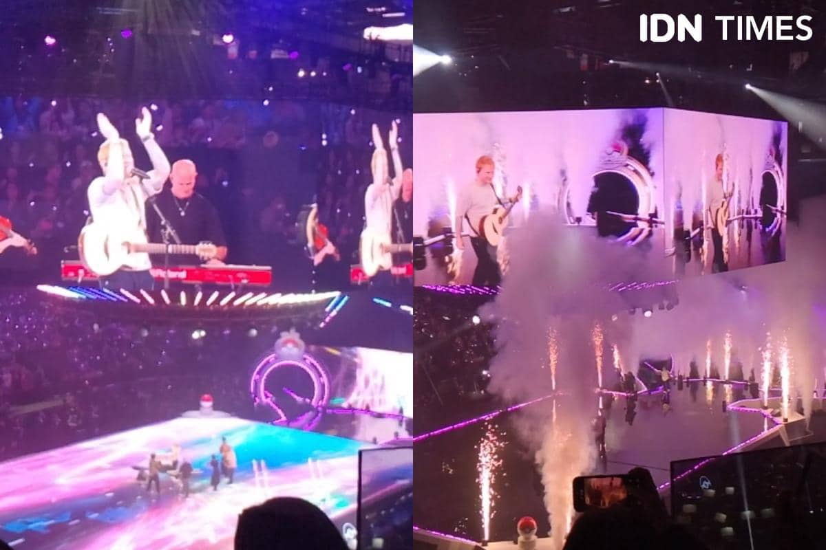 Kolase menampilkan Ed Sheeran sebagai bintang tamu dalam rangkaian acara Pokémon Worlds dan Pokémon XP.