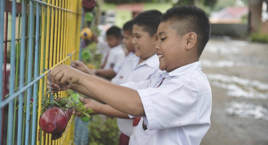 Ilustrasi anak beraktivita di sekolah yang menerima program JAPFA for Kids. (Dok. JAPFA)