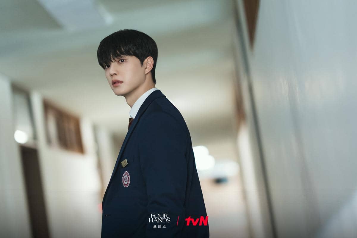 Potongan adegan dari drama Korea Four Hands, Two Sonatas yang dibagikan melalui akun X milik CJnDrama.