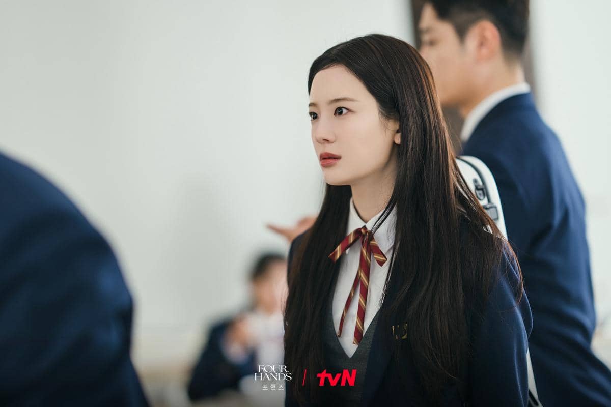 Cuplikan adegan dari drama Korea Four Hands, Two Sonatas yang dibagikan akun CJnDrama di platform X.