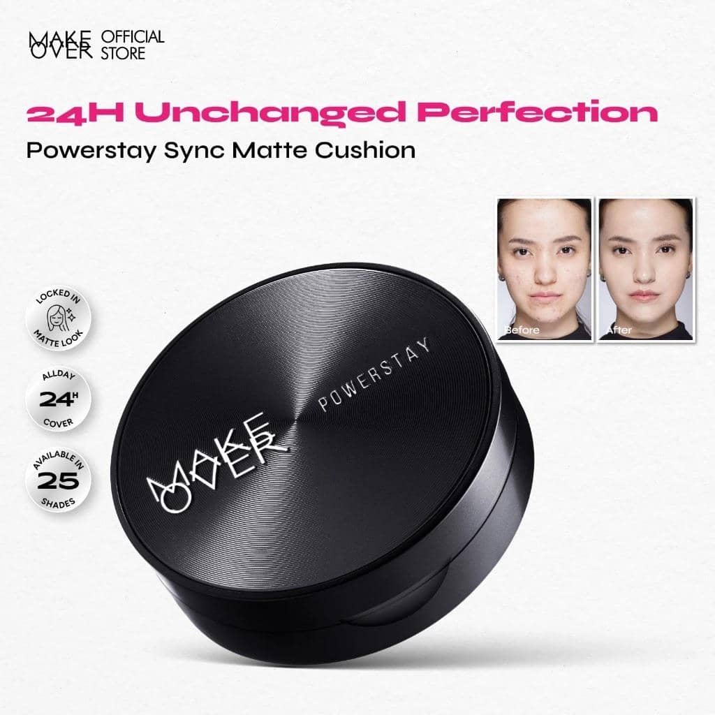 MakeOver Powerstay Sync Matte Cushion.