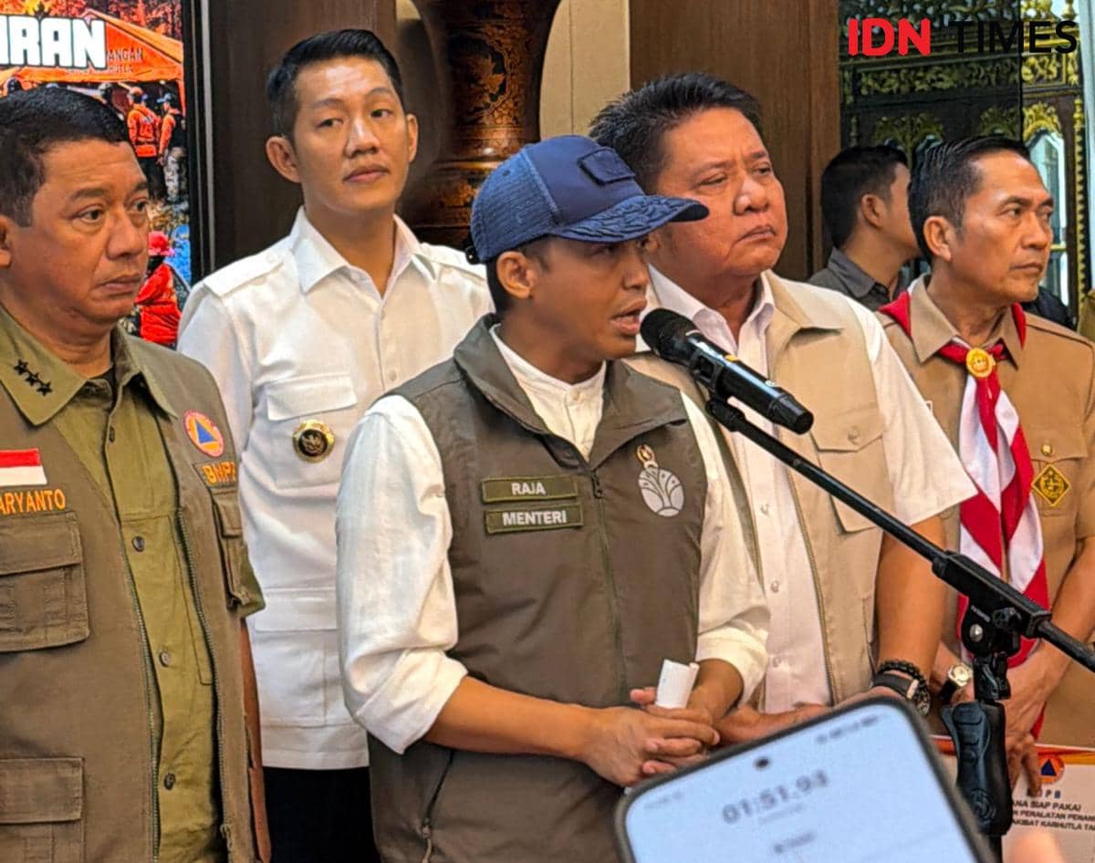 Potret Menteri Kehutanan Raja Juli Antoni dalam dokumentasi IDN Times yang diabadikan oleh Rangga Erfizal.