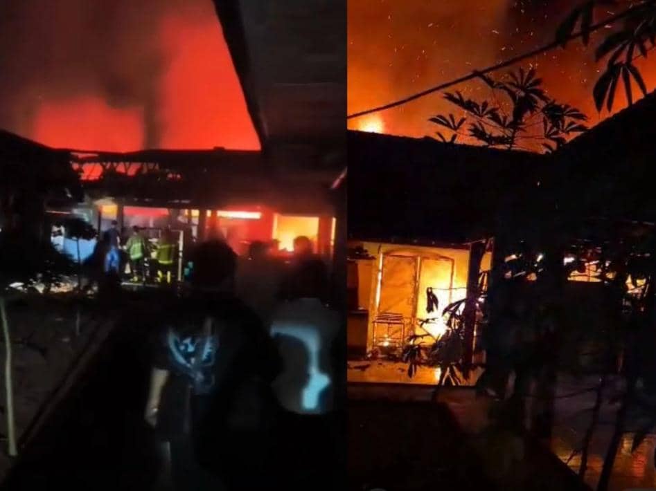 Gudang RSUD Ryacudu Kotabumi Terbakar, Keluarga Pasien Sempat Panik