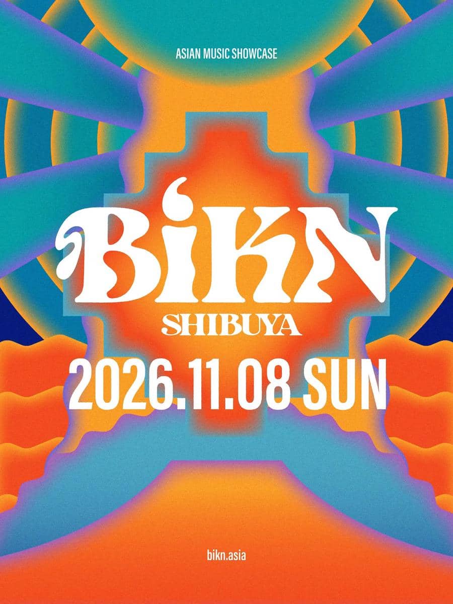 Visual promosi bertuliskan BiKN Shibuya 2026 serta mencantumkan akun Instagram @biknshibuya sebagai sumber informasi acara.