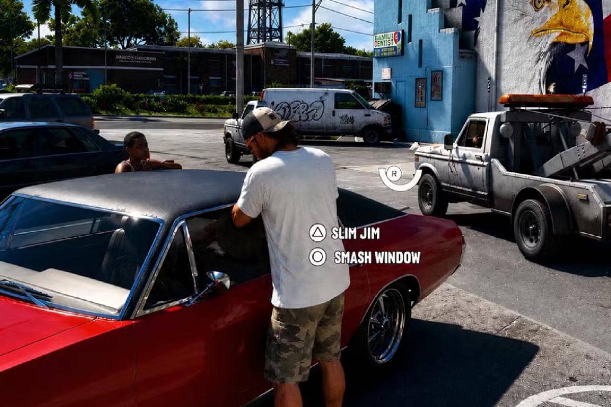 opsi mencuri mobil dalam GTA 6