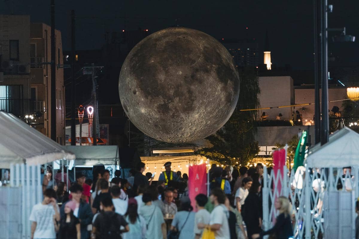 Moon Art Night Shimokitazawa, Tokyo