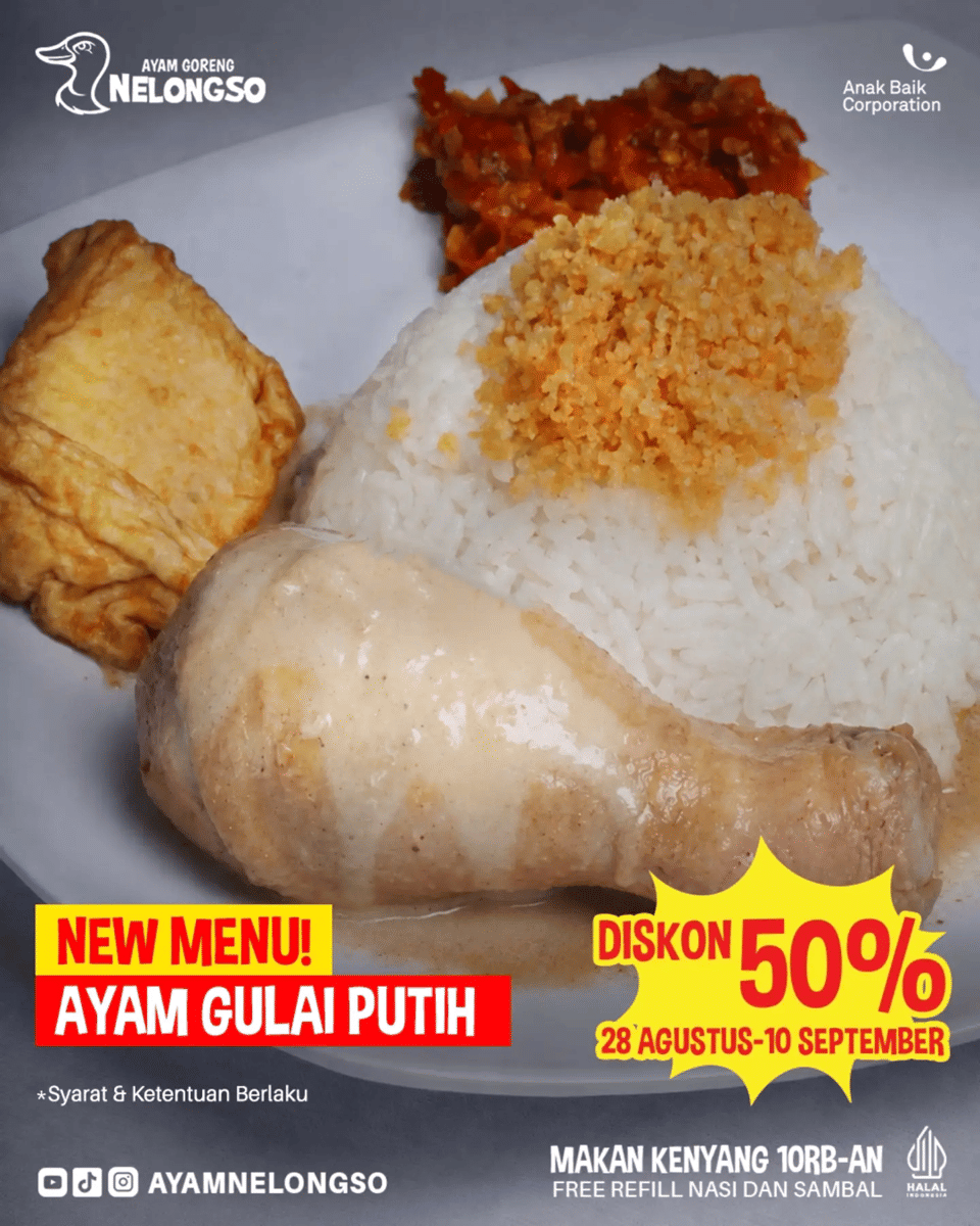 Promo Ayam Nelongso September 2026 