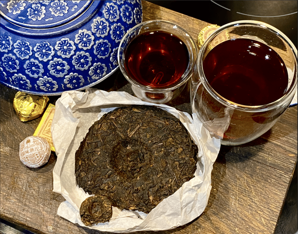 ilustrasi teh pu-erh