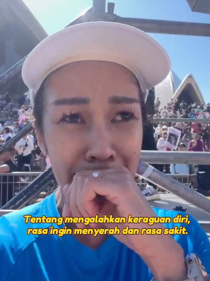 Melanie Putria finish Sydney Marathon 2026 dan raih 7th WMM star
