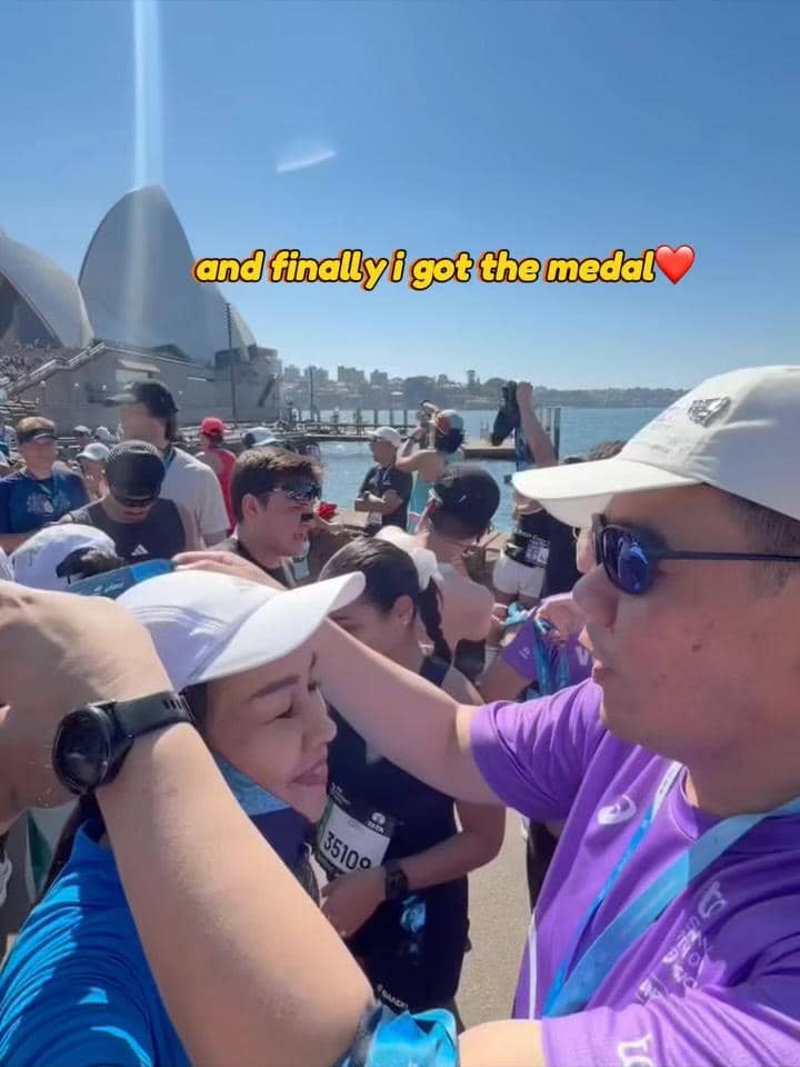 Melanie Putria finish Sydney Marathon 2026 dan raih 7th WMM star