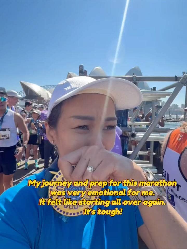 Melanie Putria finish Sydney Marathon 2026 dan raih 7th WMM star