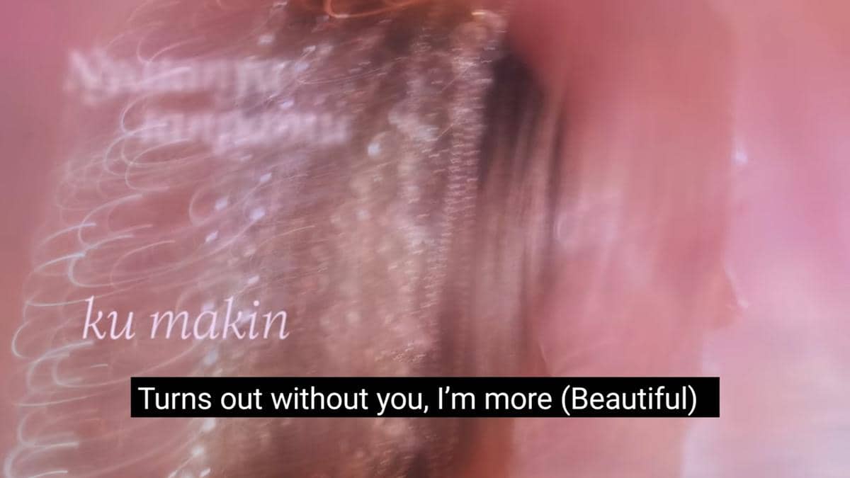 cuplikan video lirik "Ternyata Tanpamu (Cantik)"