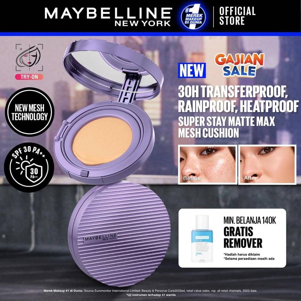 Maybelline Super Stay Matte Max 30H Mesh Cushion.