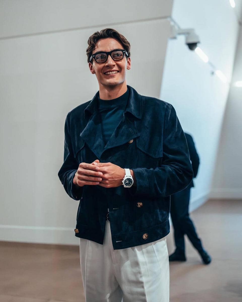Potret George Russell dalam unggahan yang dikreditkan kepada akun Instagram resmi miliknya, @georgerussell63.