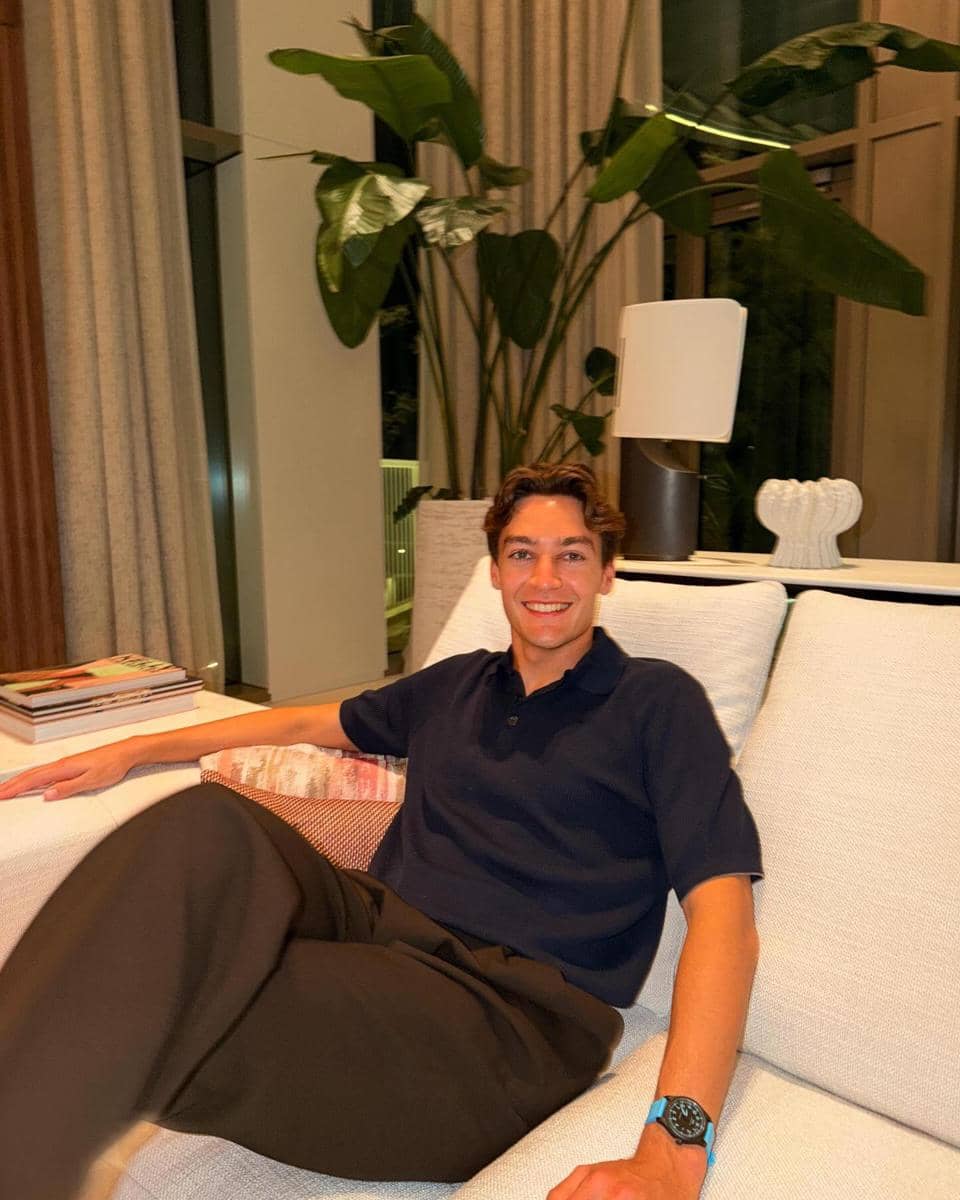 Potret George Russell yang dibagikan melalui akun Instagram pribadinya @georgerussell63 dalam unggahan media sosial.