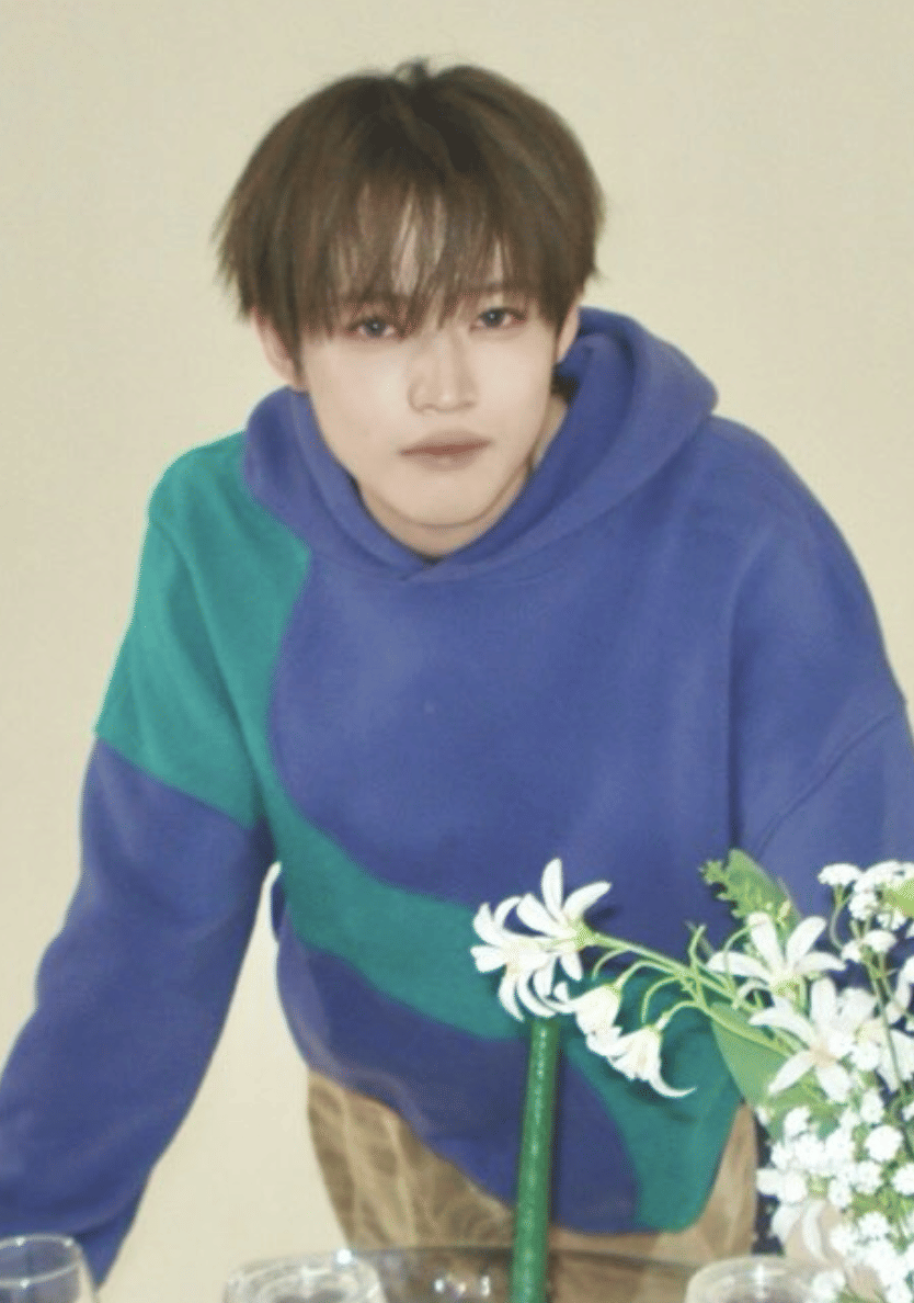 Tangkapan layar unggahan Instagram Chenle dari akun @kh1000le yang memuat potret dirinya dalam sebuah foto.