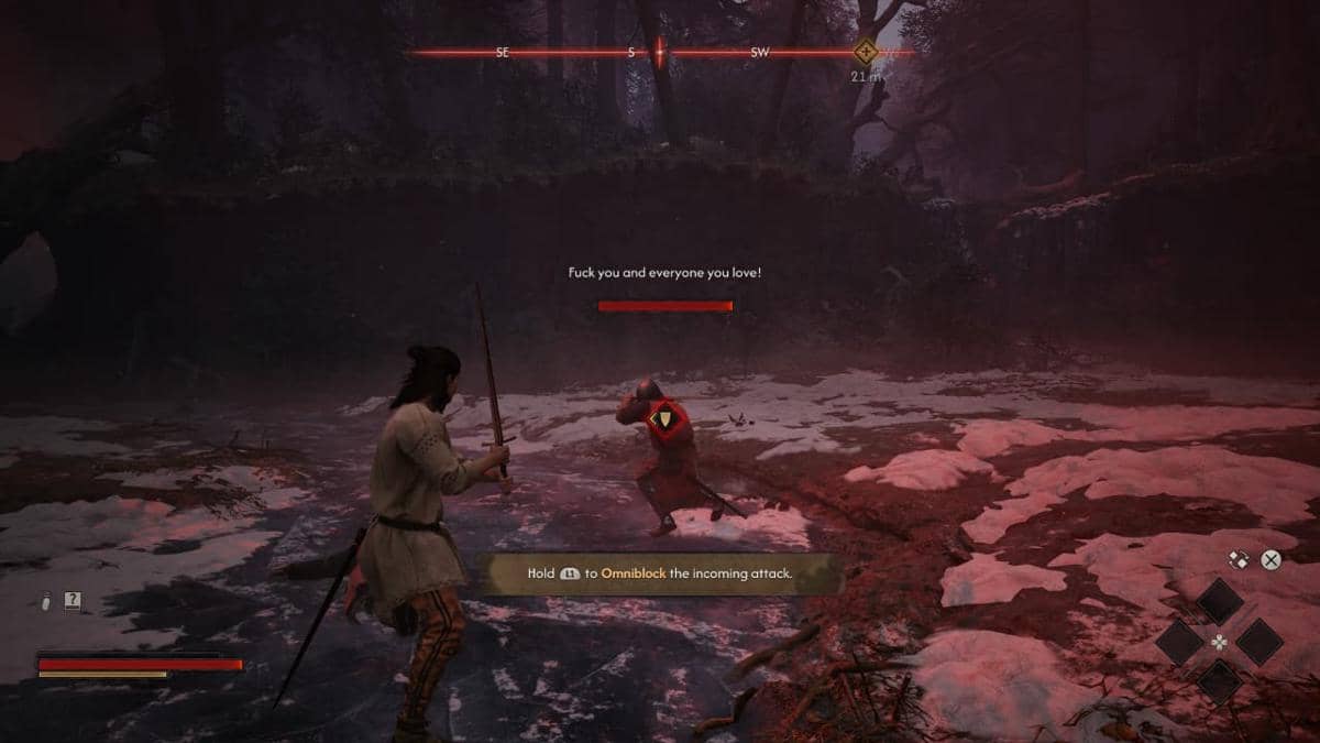 Tangkapan layar resmi gim The Blood of Dawnwalker dari Rebel Wolves dan Bandai Namco Entertainment Asia.