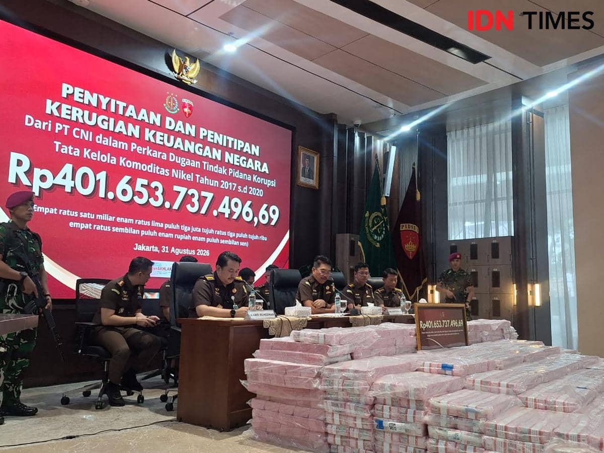 Kejagung Sita Rp401 Miliar dari Kasus Korupsi Nikel PT CNI