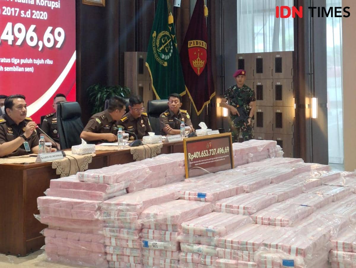 Kejagung sita Rp401 miliar dari kasus korupsi nikel PT CNI.