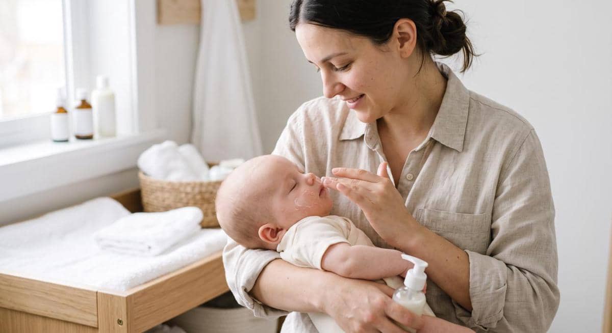 Produk perawatan kulit bayi berlabel fragrance-free untuk membantu merawat kulit si kecil yang sensitif.