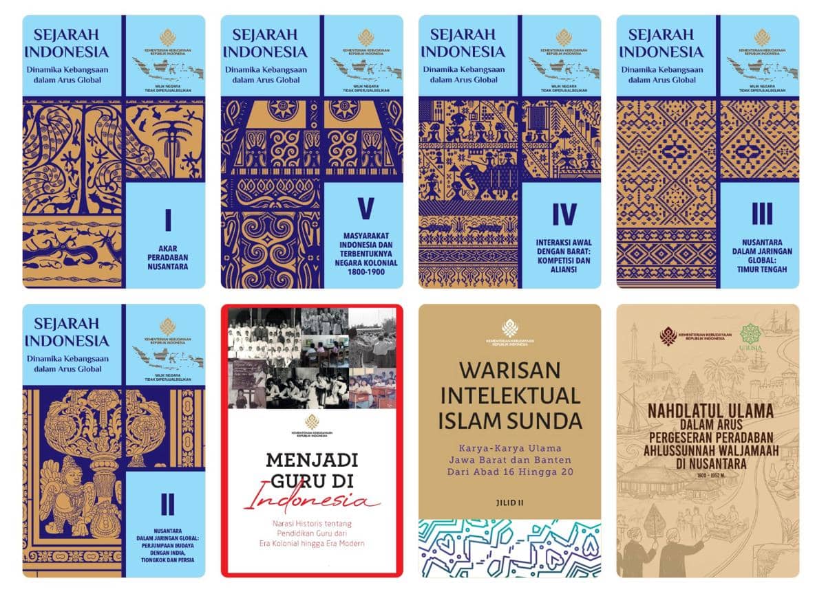 Judul dan jilid Sejarah Indonesia (pustakabudaya.id)