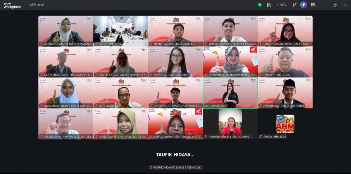 Siswa SMA Sutomo 1 Medan Juara AHM Best Student 2026 Regional Sumut