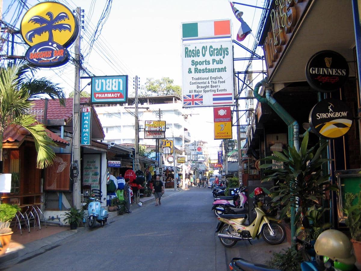 potret jalan di Pattaya