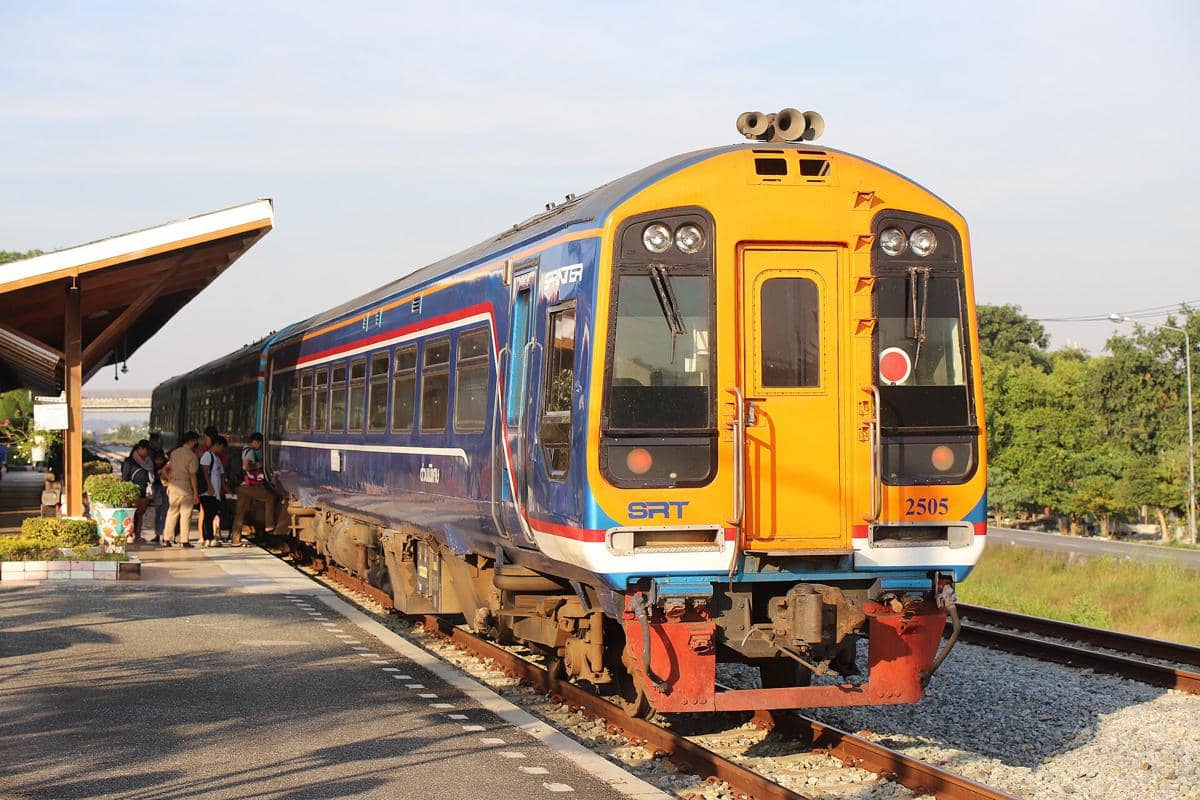 potret kereta di Pattaya