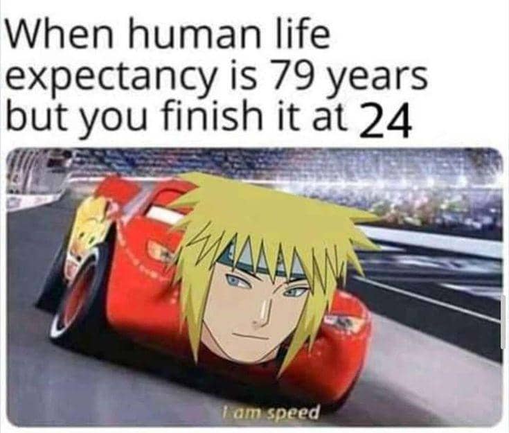 meme Naruto tentang ekspektasi