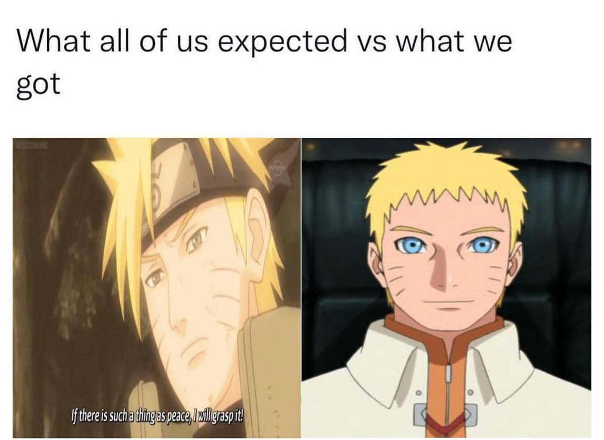8 Meme Naruto tentang Ekspektasi, Cukup Banyak yang Sesuai