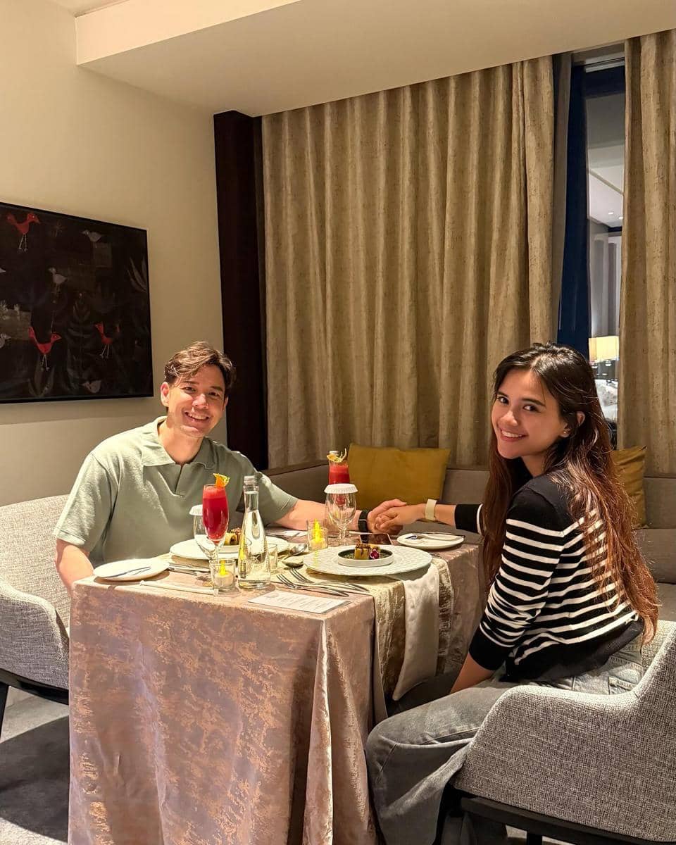 Potret Audi Marissa dan Anthony Xie berpose bersama dalam unggahan di akun Instagram pribadi Anthony Xie.