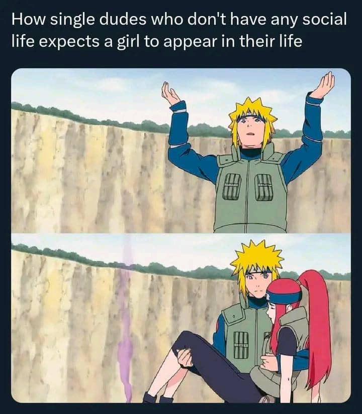 meme Naruto tentang ekspektasi