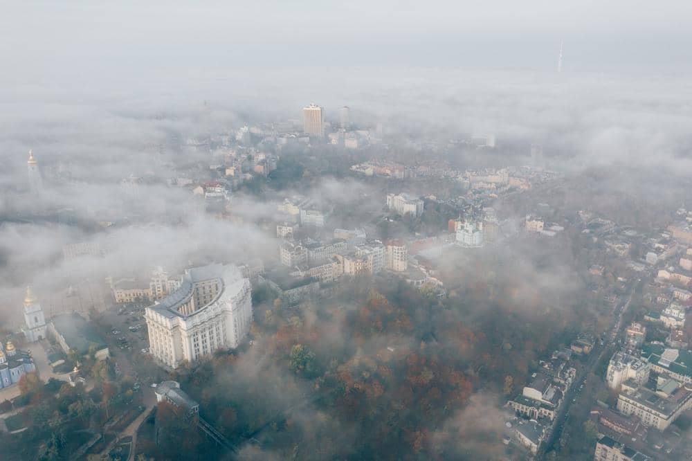 Kota terkena kabut asap karhutla
