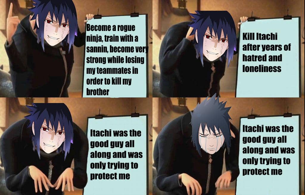 meme Naruto tentang rencana