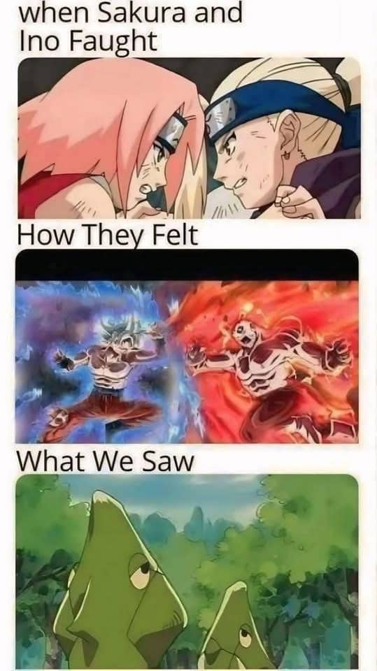 meme Naruto tentang ekspektasi